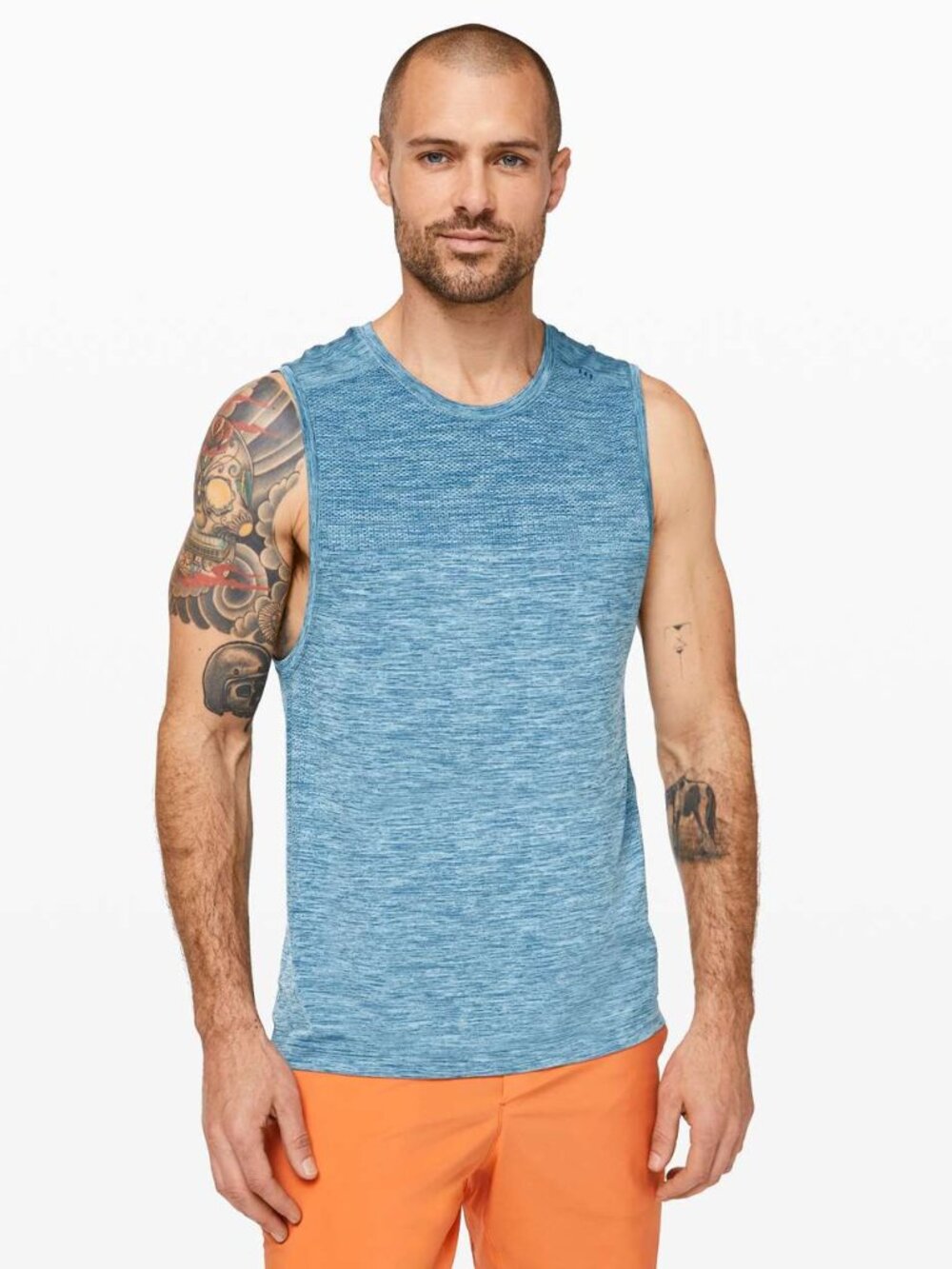 Lululemon Men's Metal Vent Tech Muscle Tank - Light Blue